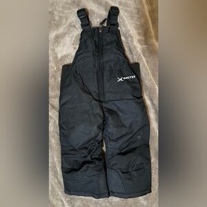 Arctix Kids Black Overalls Snow Bibs